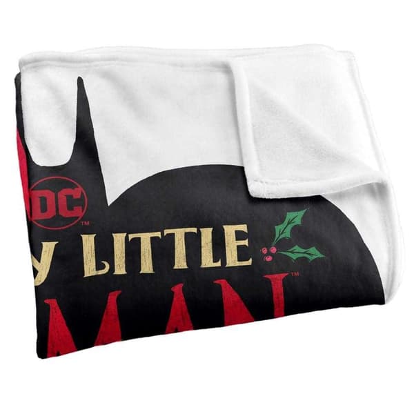 Merry Little Batman Logo Soft Touch Blanket