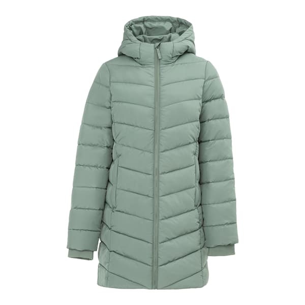 Slazenger Dam/Dam Polyester Vadderad Jacka Mellanlång