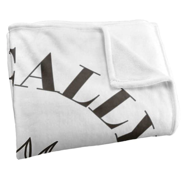 The White Lotus Cosmic Logo Blanket