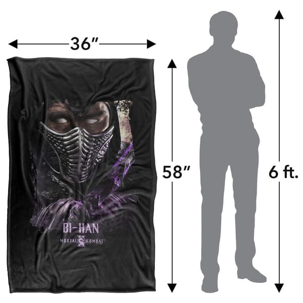 Mortal Kombat 2 Bihan Portrait Soft Touch Blanket