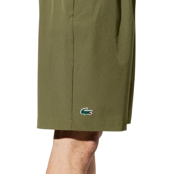 Lacoste Mens Woven Plain Elasticated Relaxed Fit Shorts