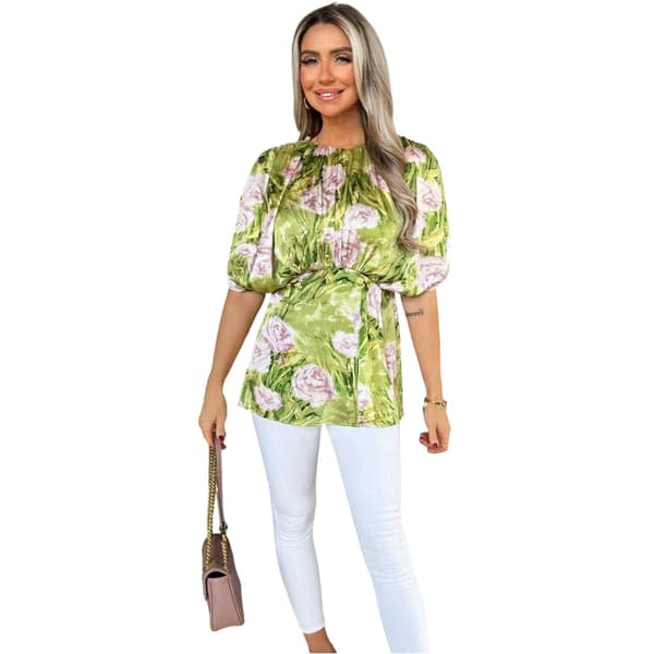 AX Paris Dam/Kvinnor Polyester Batwing Topp