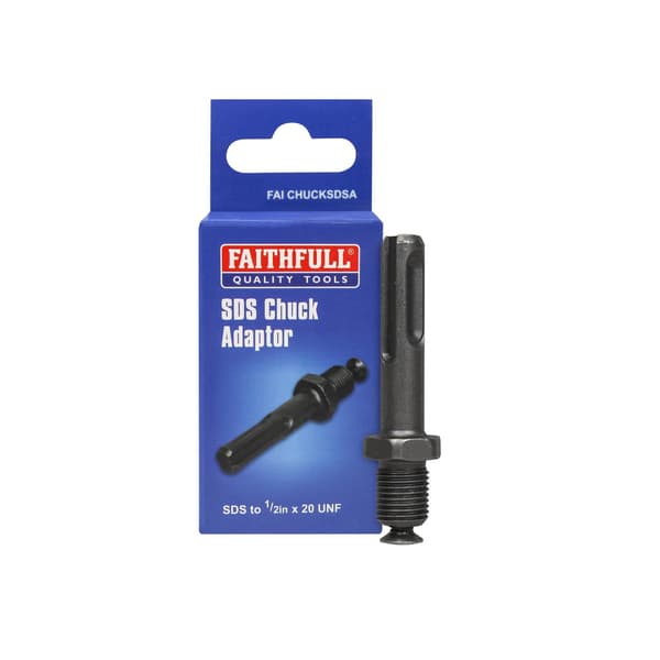 Faithfull Sds Plus Chuck-adapter Sds til 1/2in Unf