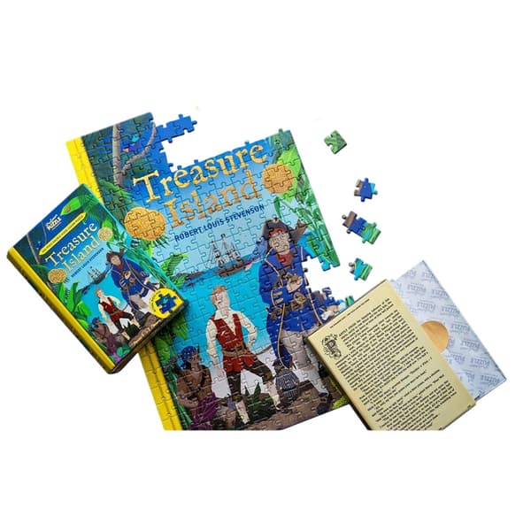 Professor Puzzle Skattkammarön Pussel