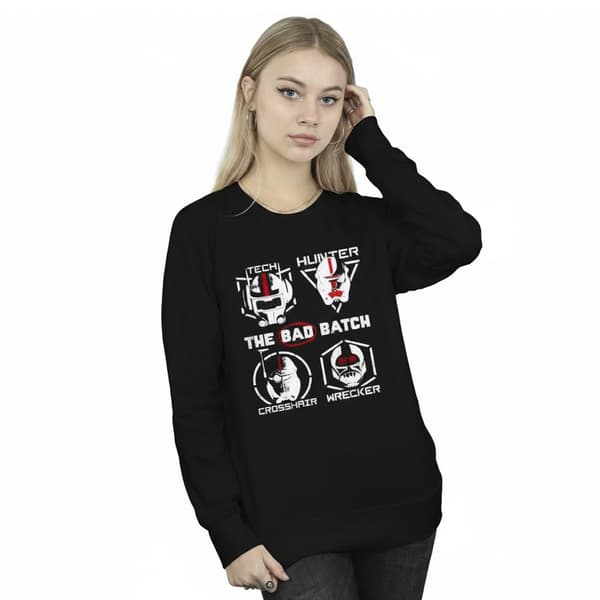 Star Wars: Bad Batch Womens/Ladies Clone Force 99 Sweatshirt