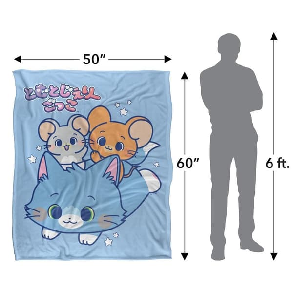 Tom And Jerry Gokko Kitty Ride Blanket