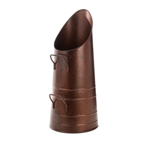 Leecroft Hammered Coal Hod Copper 21''
