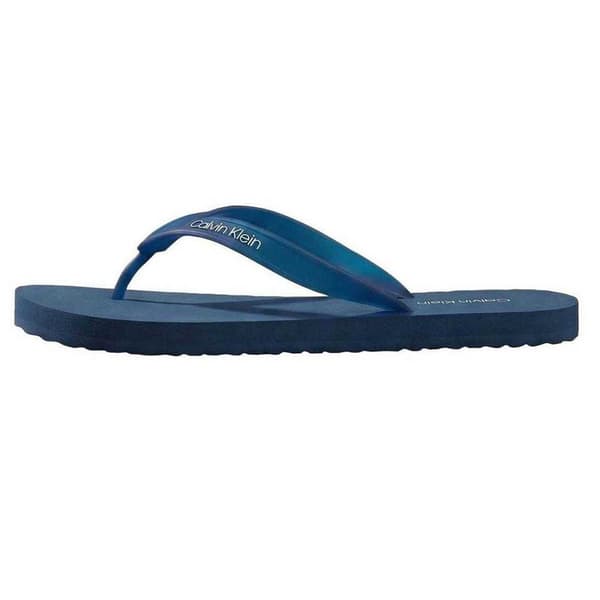 Calvin Klein Mens Rubber Flat Flip Flops