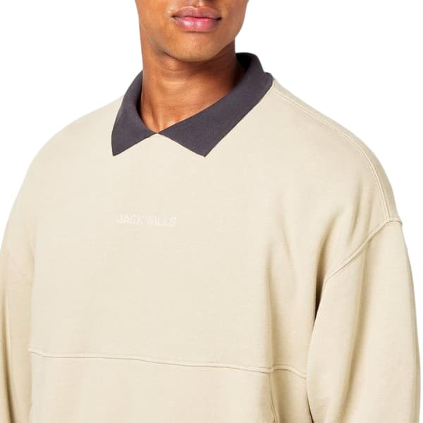 Jack Wills Mens Collared Regular Sweatshirt