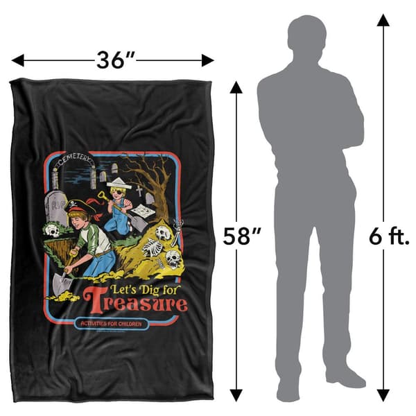 Steven Rhodes Let´s Dig For Treasure Soft Touch Blanket