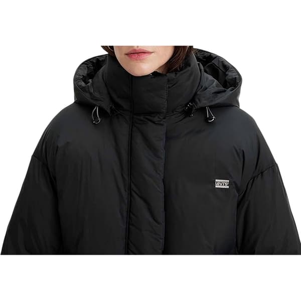 Levis Dam/Kvinnor Hooded Oversized Pufferjacka