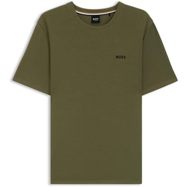 Boss Mens Waffle Knit Structured Pyjama Top