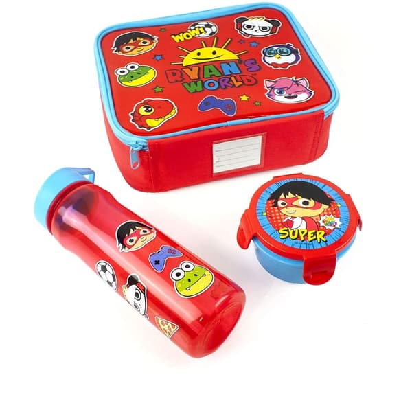 Ryan´s World Lunchlådeset för barn (3-pack)