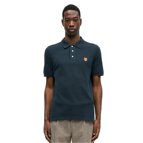 Maison Kitsuné Herr Fox Kortärmad Pikétröja
