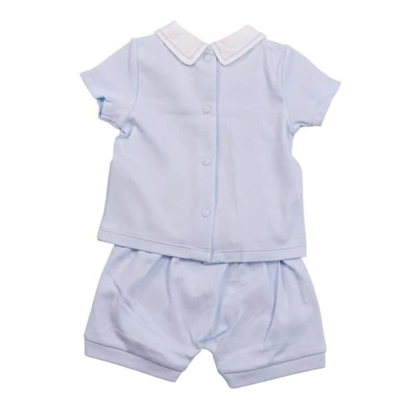 Mintini Baby Embroidered Top & Shorts Set