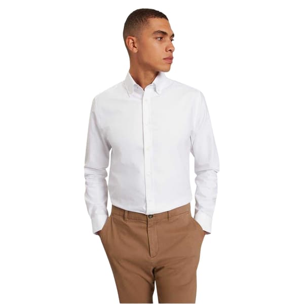 Ted Baker Mens Oxford Regular Long-Sleeved Button-Down Shirt