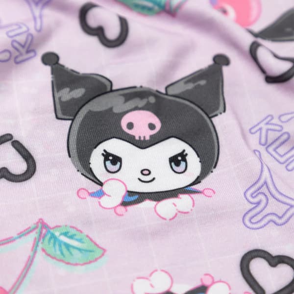 Hello Kitty Tyttöjen Kuromi Pitkä Pyjamasetti