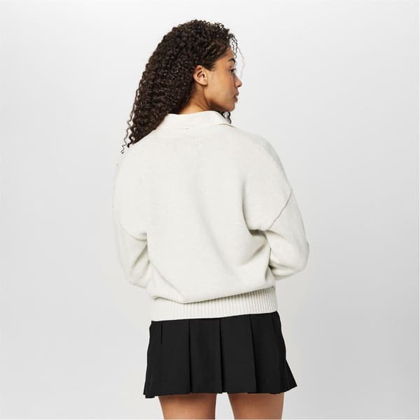 Jack Wills Dam/Kvinnor Stickad V-ringad Kofta
