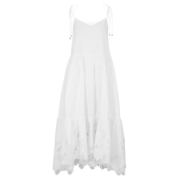 Boss Dame/Damer Broderie Maxi kjole