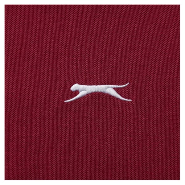 Slazenger Herr Broderad Logotyp Pikétröja