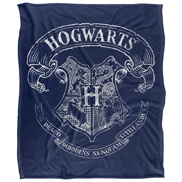 Harry Potter Hogwarts Crest Soft Touch Blanket