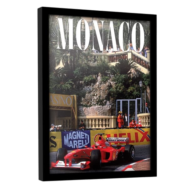 Grand Prix Monaco Framed Poster