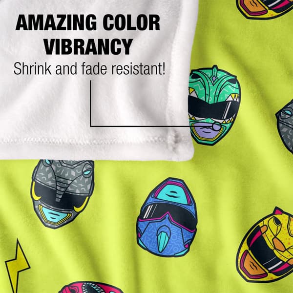 Power Rangers Helmet Blanket