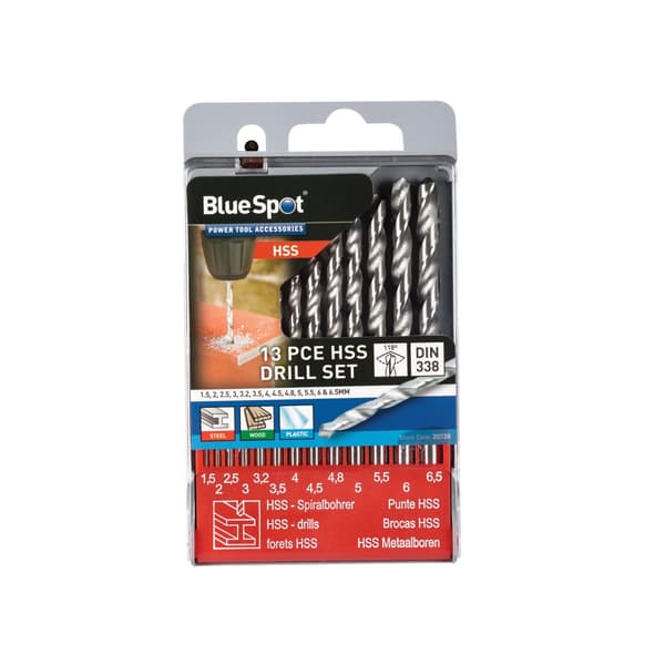 BlueSpot Tools 13-delars spiralborrsats