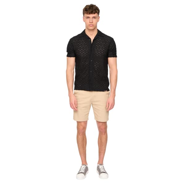 Duck and Cover Mens Everett Plain Chino Shorts