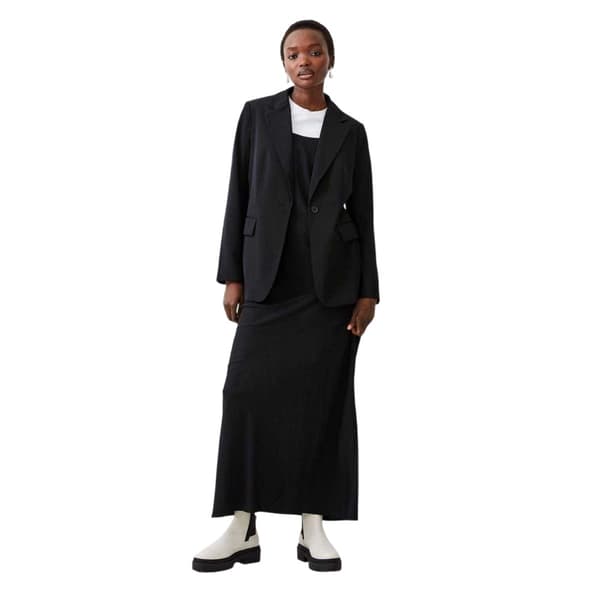 French Connection Dam Flap Pocket Relaxed Fit Flared Blazer