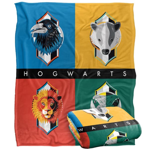 Harry Potter Djärva Hogwarts-husfilt