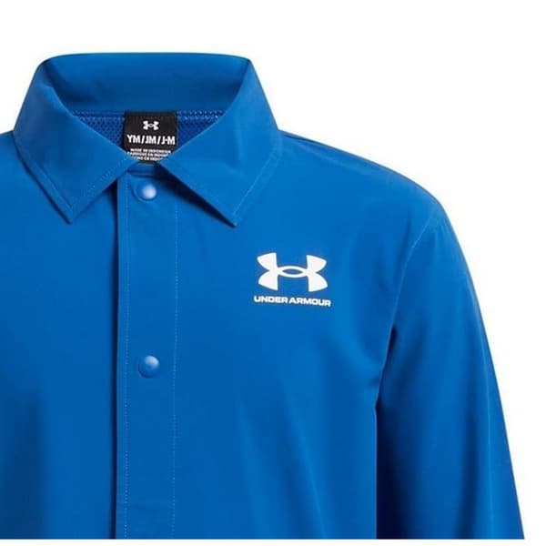 Under Armour Pojkar Vävd Coachjacka med Tryckknappar