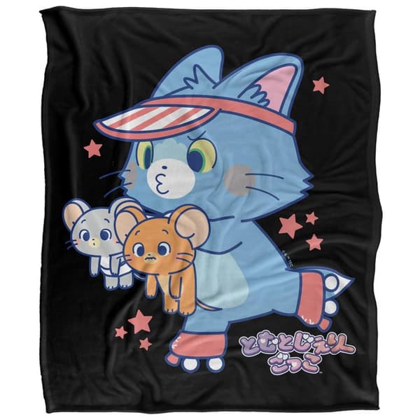 Tom And Jerry Gokko Roller Skate Blanket