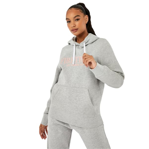 Firetrap Dam/Dam Stor Logotyp Hoodie