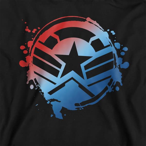 Captain America Childrens/Kids Gradient Shield Pull Over Hoodie