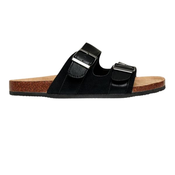 Threadbare Mens Atticus Double Buckle Flat Sliders