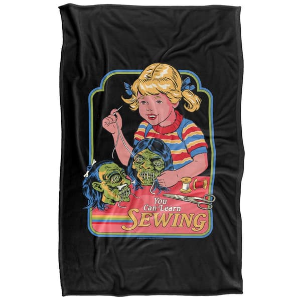 Steven Rhodes You Can Learn Sewing Soft Touch Blanket
