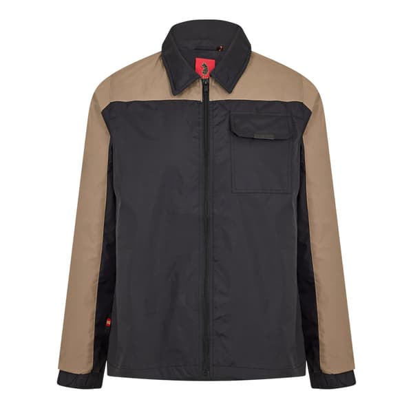 Luke Mens Colour Block Bomber Jacket