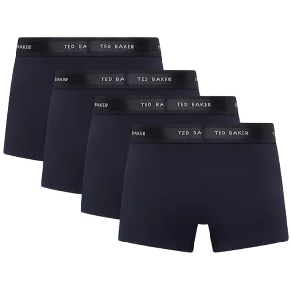 Ted Baker Herr Enfärgade Boxershorts (4-pack)