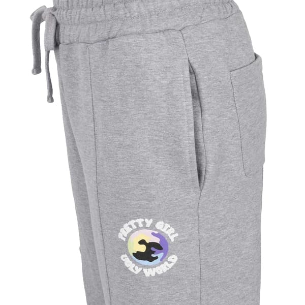 Pretty Boy Ugly World Joggingbyxor i bomull med logotyp för damer