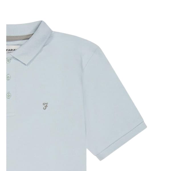 Farah Boys Bugsworth Broderad Kortärmad Pikétröja