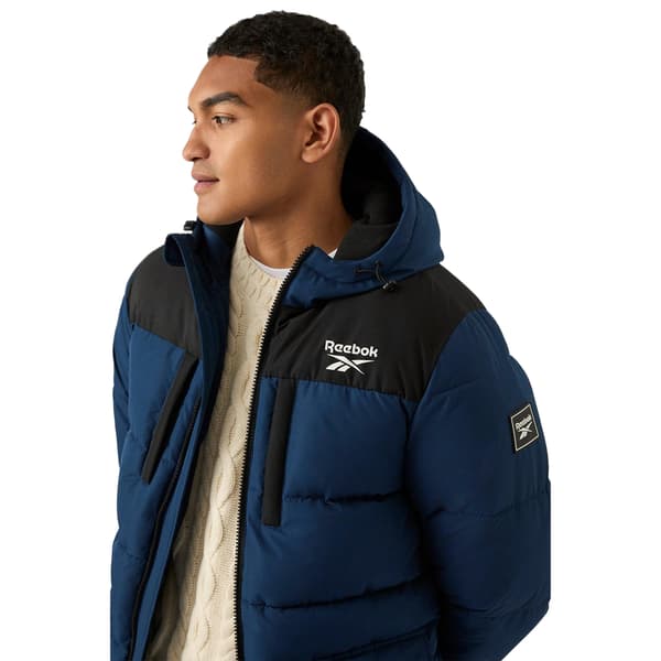 Reebok Herr Enfärgad Pufferjacka