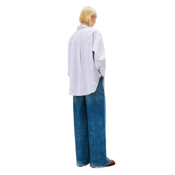 Tommy Hilfiger Dam Poplin Oversized Långärmad Skjorta