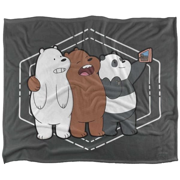 We Bare Bears Silky Selfie Supersoft-peitto