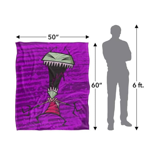 Invader Zim Silky Supersoft Blanket