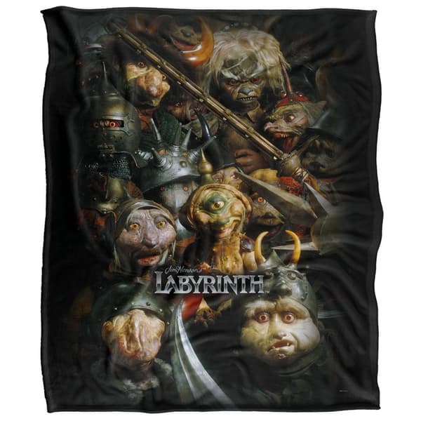 Labyrinth Gaggle Of Goblins Silkinpehmeä Peitto