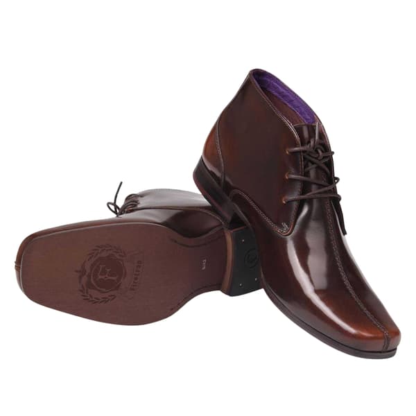 Firetrap Herr Wesley Lackläderkängor