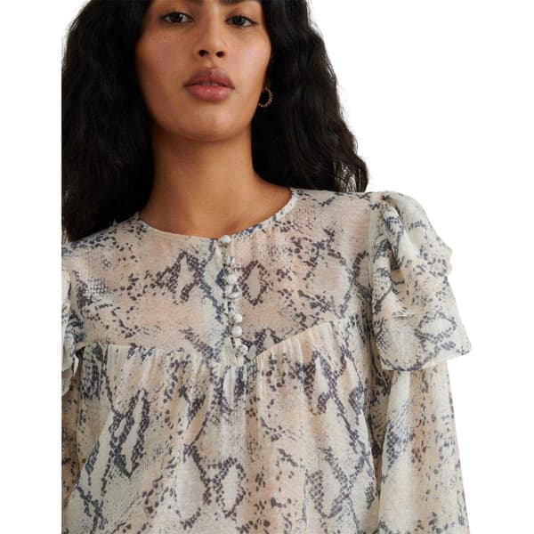 Nobody´s Child Dam Tilda Blus med Ormmönster