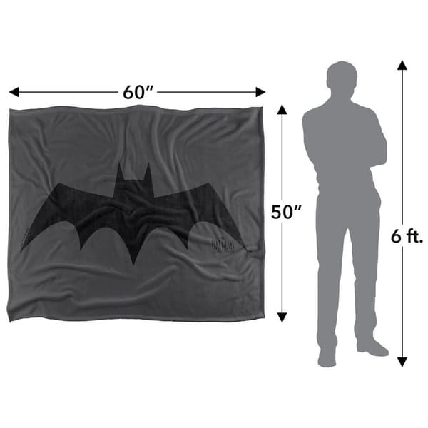 Batman Caped Crusader Logo Blanket