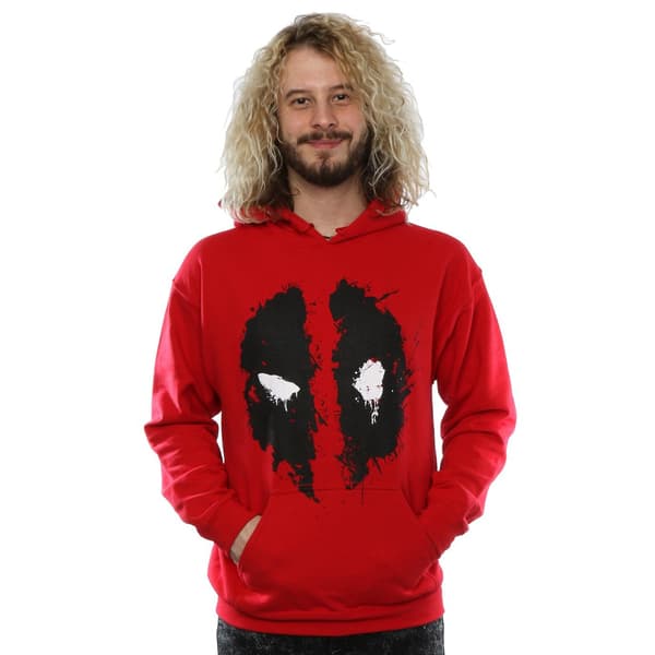 Deadpool Herr Splat Face Bomullshuvtröja